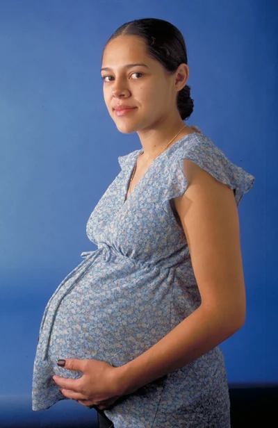 Pregnant woman belly