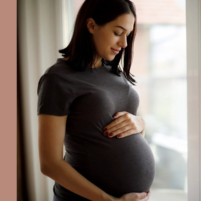 Pregnant woman belly