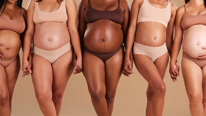 Pregnant woman belly