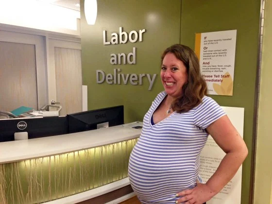 Pregnant woman belly