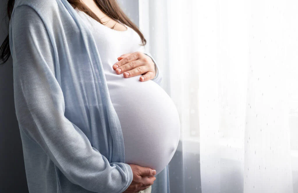 Pregnant woman belly