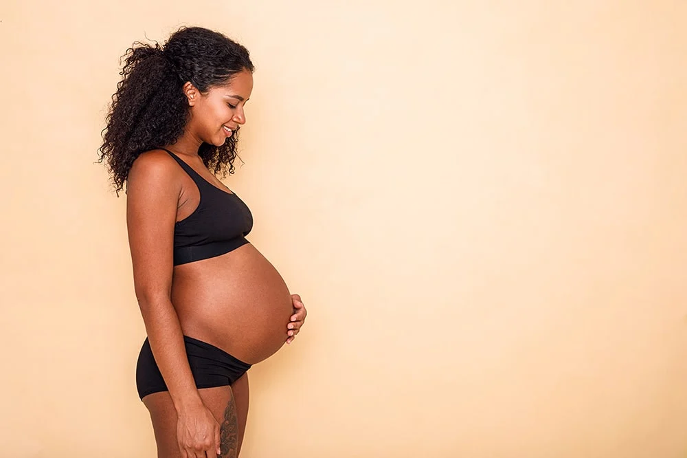 Pregnant woman belly