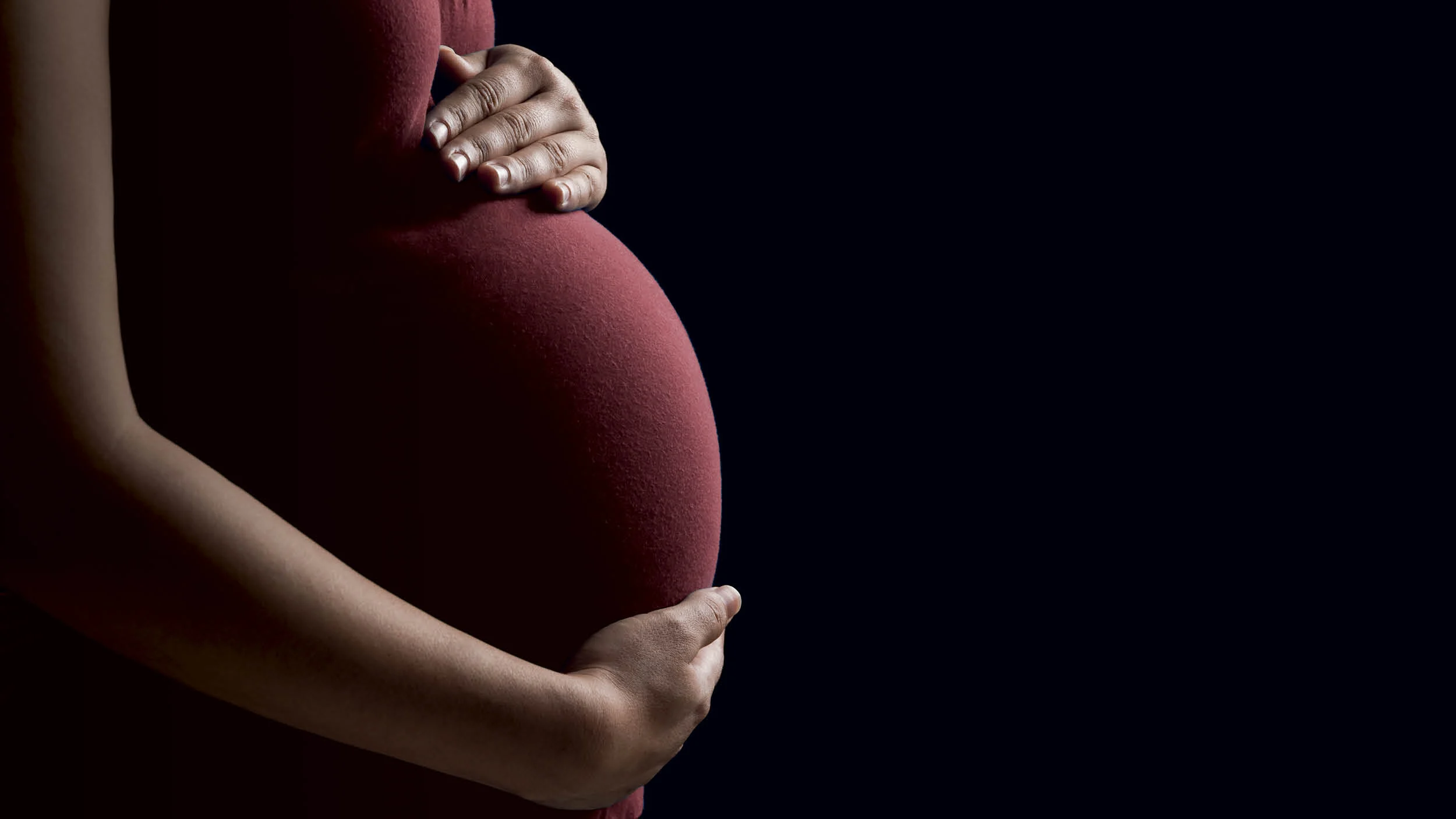Pregnant woman belly
