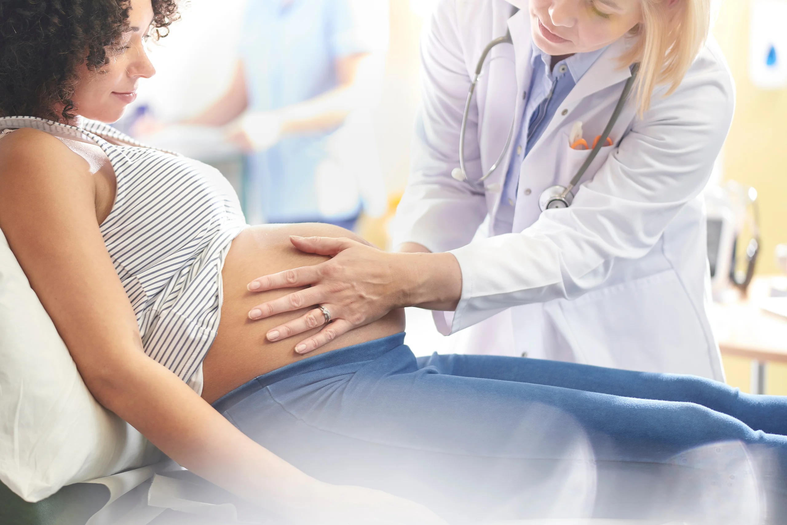 Pregnant woman belly