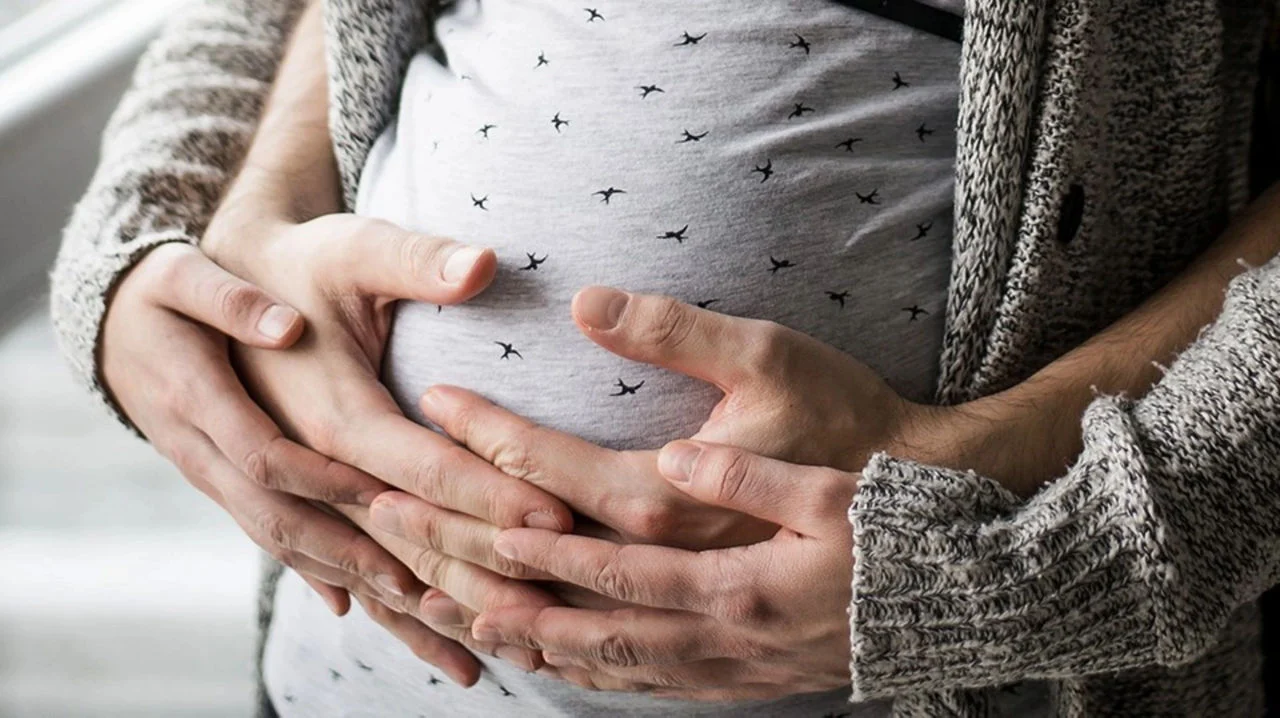Pregnant woman belly