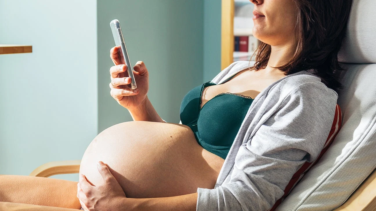 Pregnant woman belly
