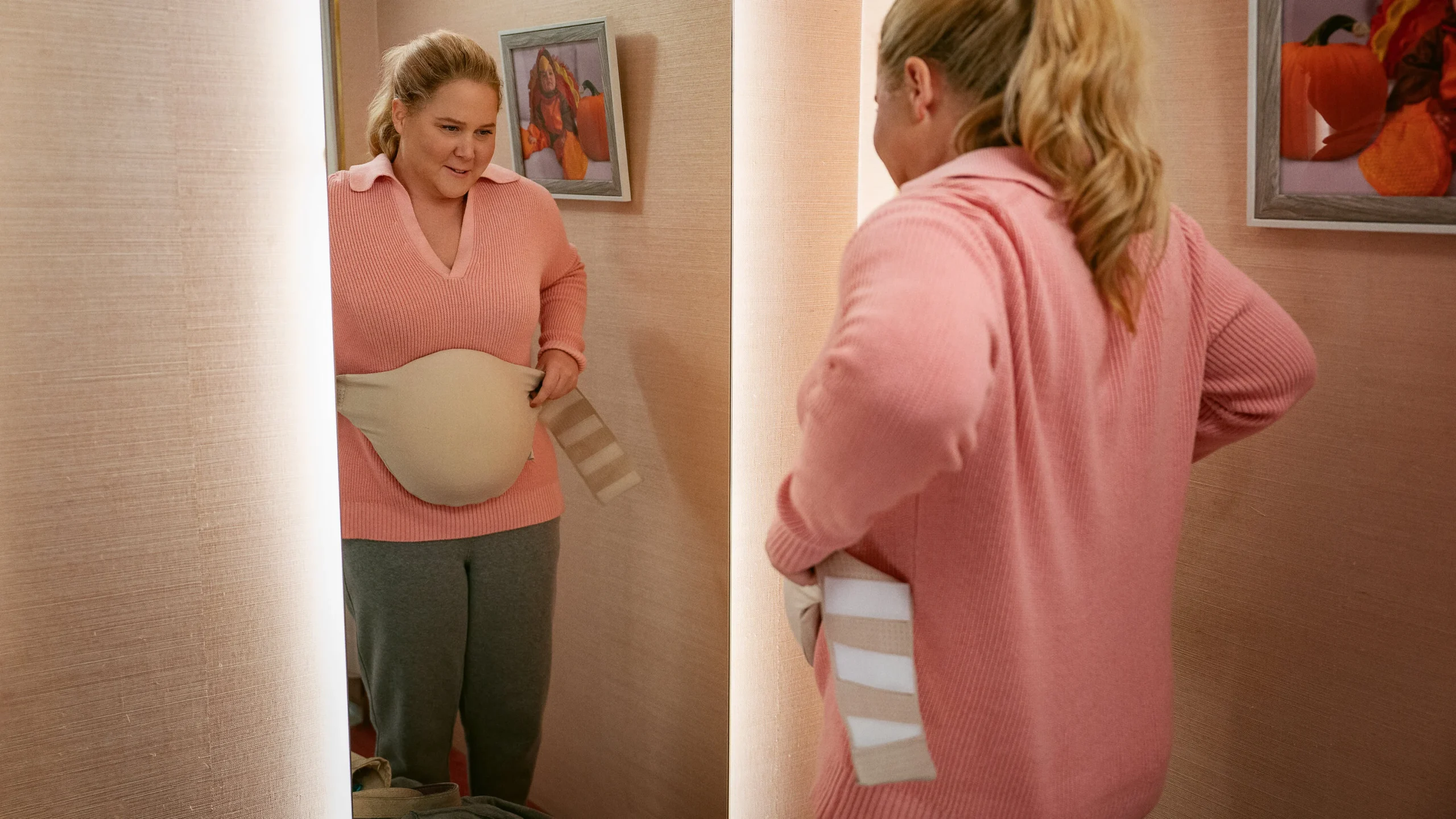 Pregnant woman belly
